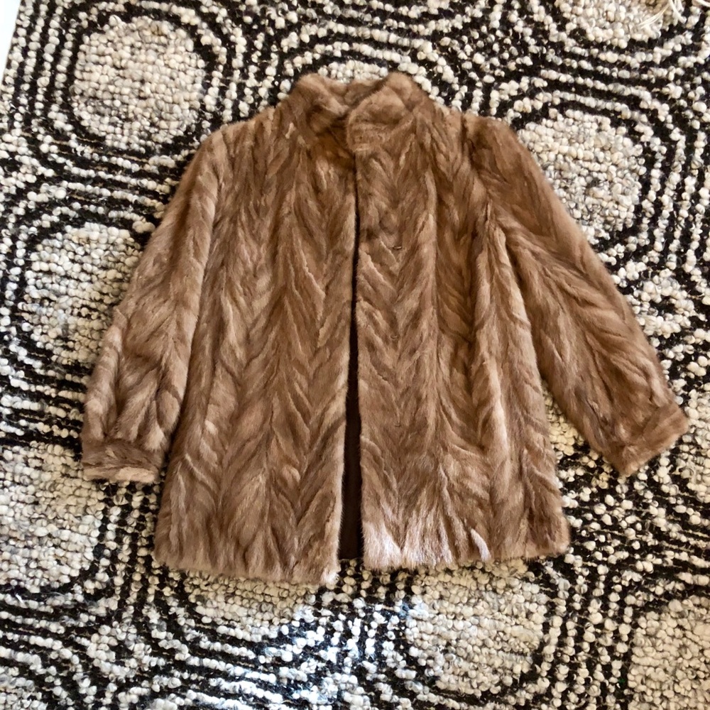 Amazing vintage mink fur coat